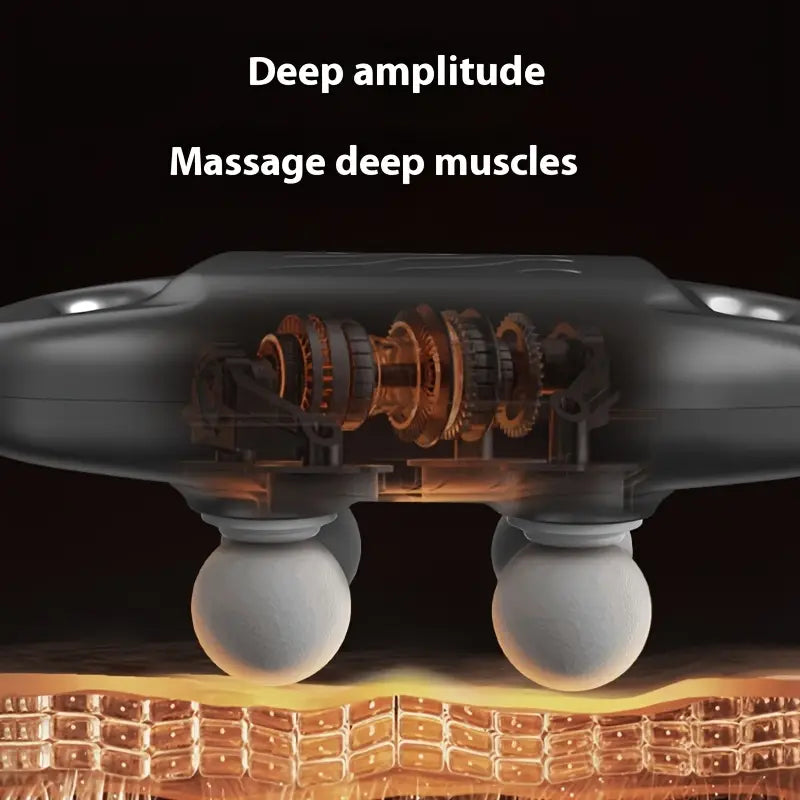 Masajeador Corporal de 4 Cabezales