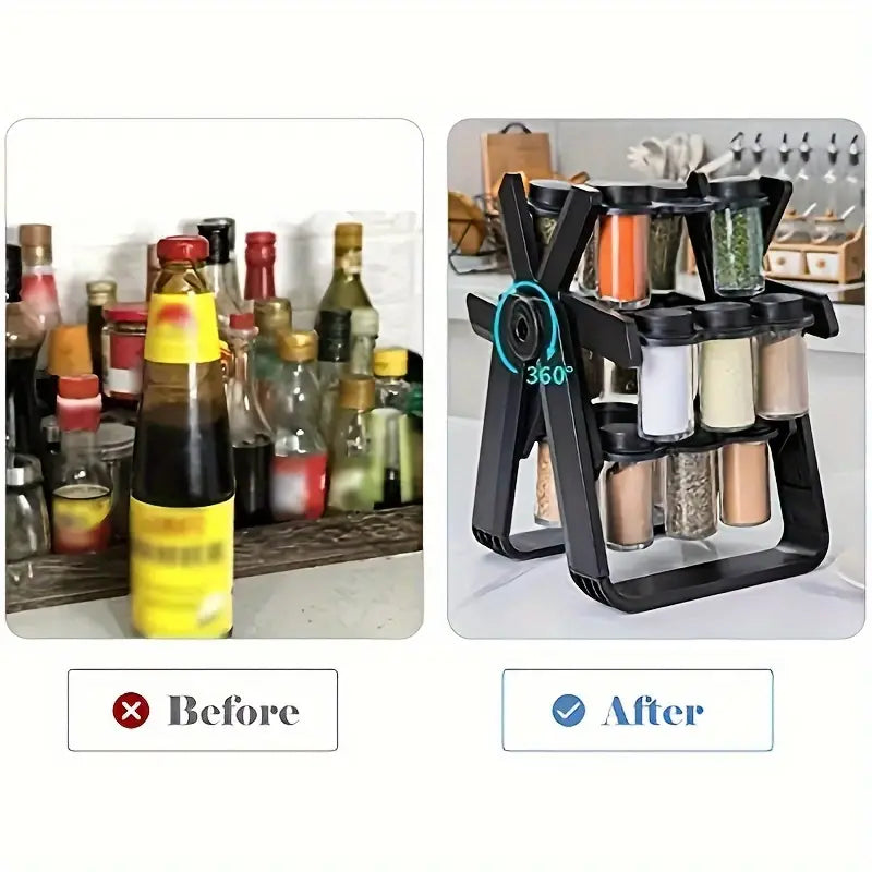 Estante Giratorio de Especias 18 Frascos - Alfa Store