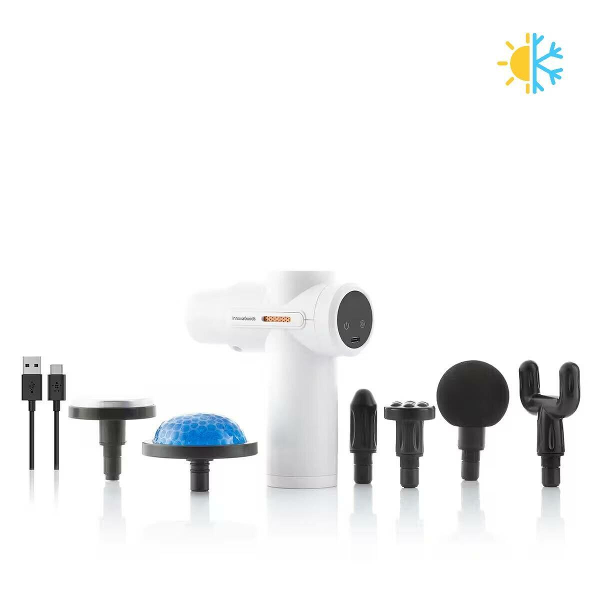 Masajeador de Percusión con Frío y Calor, Spa en Casa