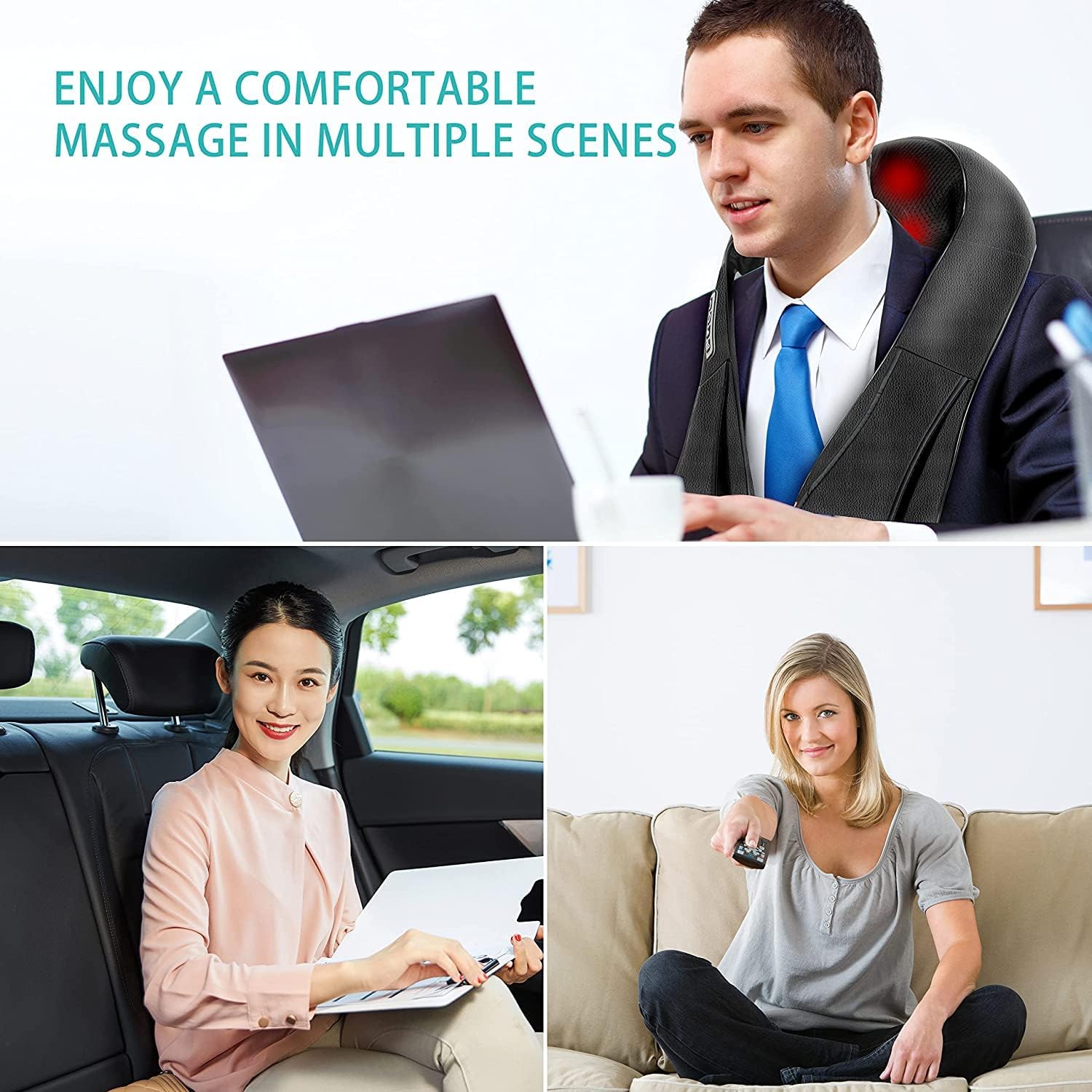 Masajeador de cuello inalámbrico profesional - Alfa Store