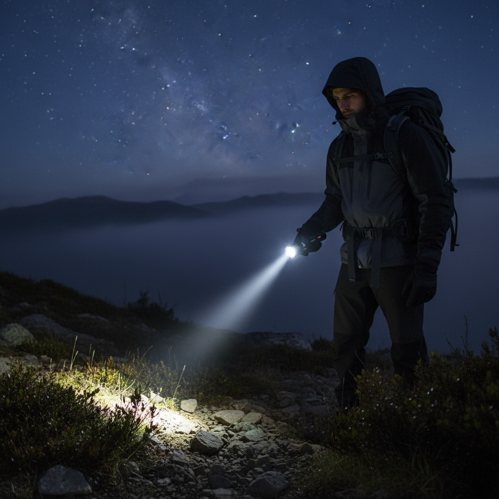Linterna Led de alta potencia, Camping y Senderismo